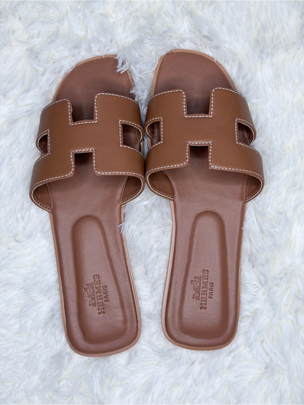 Women Inspired Oran Sandal Brown Leather Sandals